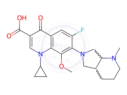 Chemical structure of Moxifloxacin Hydrochloride Impurity 130