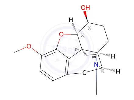 Chemical structure of Dihydrocodeine