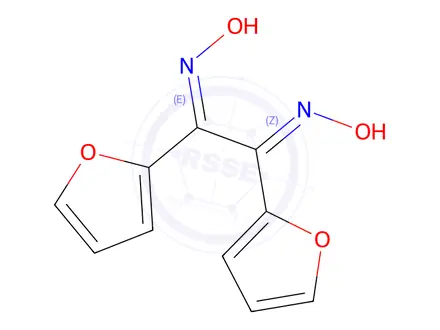 Chemical structure of (Z,Z)-α-Furil Dioxime