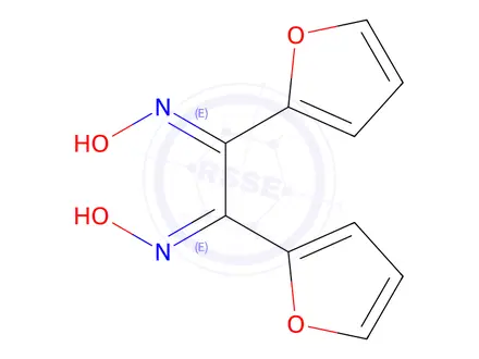 Chemical structure of ALPHA-FURIL DIOXIME