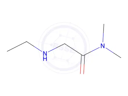 Chemical structure of 2-(ethylamino)-N,N-dimethylacetamide