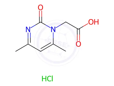 Chemical structure of (4,6-Dimethyl-2-oxo-2H-pyrimidin-1-yl)-acetic acid hydrochloride