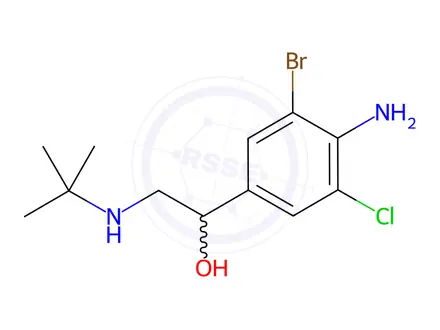 Chemical structure of Clenbuterol Impurity F