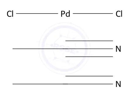 Chemical structure of Bis(acetonitrile)palladium(II) chloride