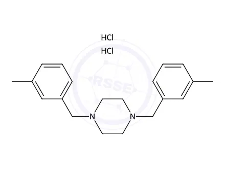 Chemical structure of Meclizine Impurity 1 (2HCl Salt)
