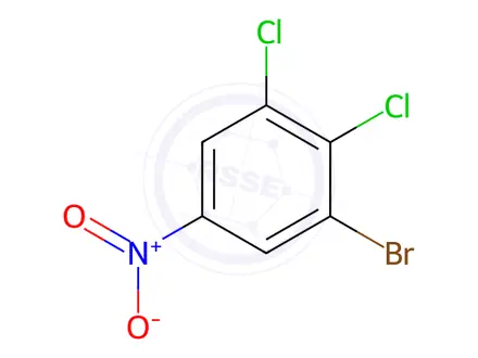 Chemical structure of 1-bromo-2,3-dichloro-5-nitrobenzene