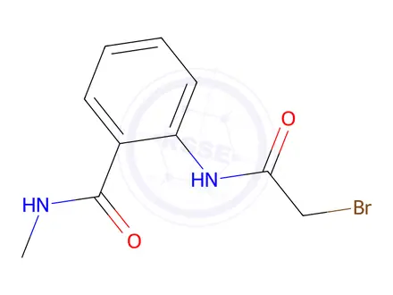 Chemical structure of 2-[(2-Bromoacetyl)amino]-N-methylbenzamide