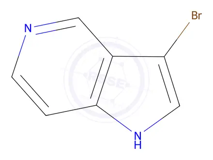 Chemical structure of 3-bromo-1H-pyrrolo[3,2-c]pyridine