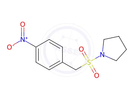 Chemical structure of 1-((4-Nitrobenzyl)sulfonyl)pyrrolidine