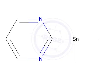 Chemical structure of 2-(Trimethylstannyl)pyrimidine