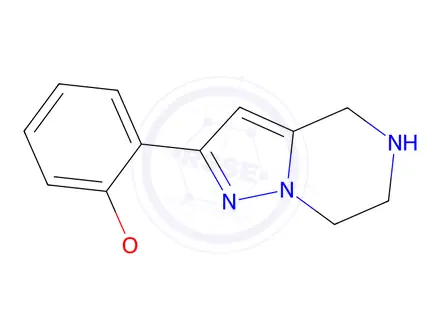 Chemical structure of 2-(2-Methoxyphenyl)-4,5,6,7-tetrahydropyrazolo[1,5-a]pyrazine