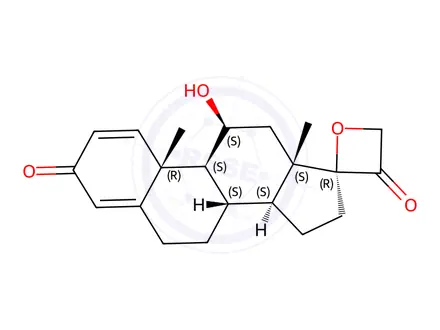 Chemical structure of Prednisolone Dehydrated (Ether form)