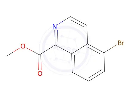 Chemical structure of Methyl 5-bromoisoquinoline-1-carboxylate