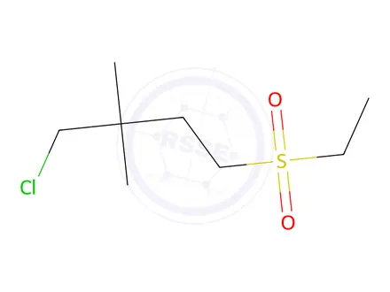 Chemical structure of 1-Chloro-4-(ethylsulfonyl)-2,2-dimethylbutane
