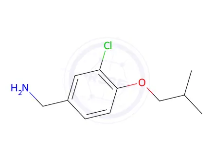 Chemical structure of (3-Chloro-4-isobutoxyphenyl)methanamine