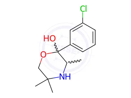 Chemical structure of Hydroxy bupropion