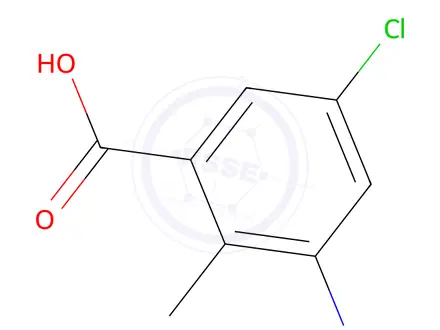 Chemical structure of 3-Amino-5-chloro-2-methyl-benzoic acid