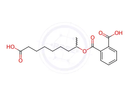 Chemical structure of Mono-carboxy-isooctyl Phthalate
