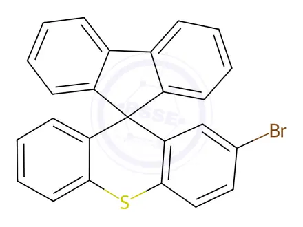 Chemical structure of Spiro[9H-fluorene-9,9'-[9H]thioxanthene], 2'-bromo-
