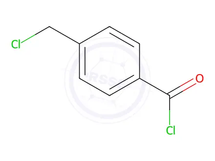 Chemical structure of 4-(Chloromethyl)benzoyl Chloride