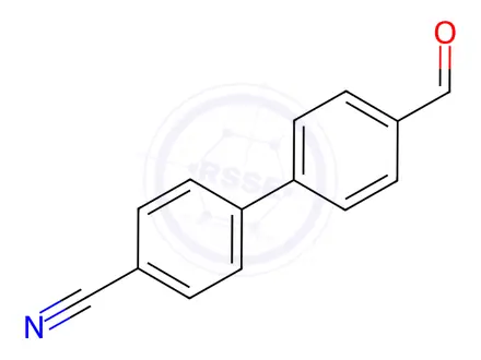 Chemical structure of 4'-Formyl-[1,1'-biphenyl]-4-carbonitrile