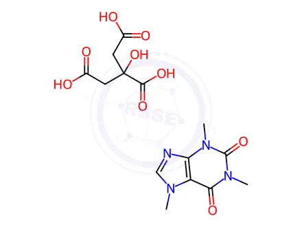 Chemical structure of Caffeine Citrate