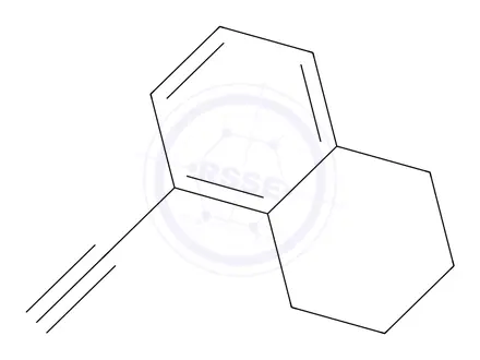 Chemical structure of 5-ethynyl-1,2,3,4-tetrahydronaphthalene