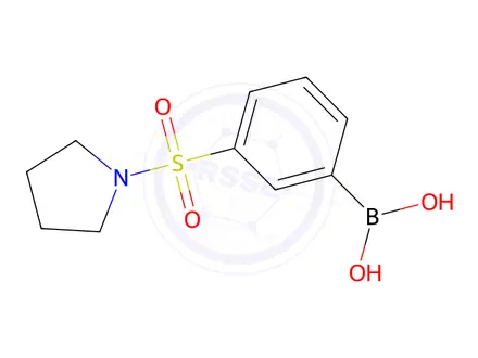 Chemical structure of (3-(Pyrrolidin-1-ylsulfonyl)phenyl)boronic acid