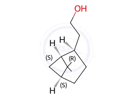 Chemical structure of 2-((1S,2R,5S)-6,6-dimethylbicyclo[3.1.1]heptan-2-yl)ethanol