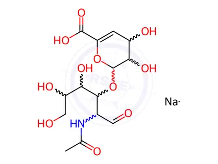 Chemical structure of Chondroitin Sulfate Impurity 14 Sodium Salt