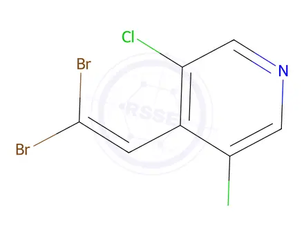 Chemical structure of 3,5-Dichloro-4-(2,2-dibromovinyl)pyridine