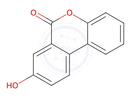 Chemical structure of Urolithin 8-Hydroxy Impurity