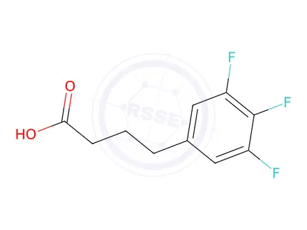 Chemical structure of 4-(3,4,5-Trifluorophenyl)butanoic acid