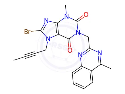 Chemical structure of Linagliptin Impurity A