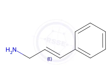 Chemical structure of (E)-3-Phenylprop-2-en-1-amine