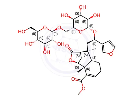 Chemical structure of Borapetoside D