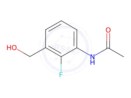 Chemical structure of N-(2-Fluoro-3-(hydroxymethyl)phenyl)acetamide