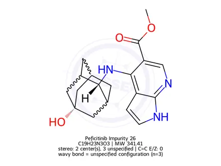 Chemical structure of Peficitinib Impurity 26