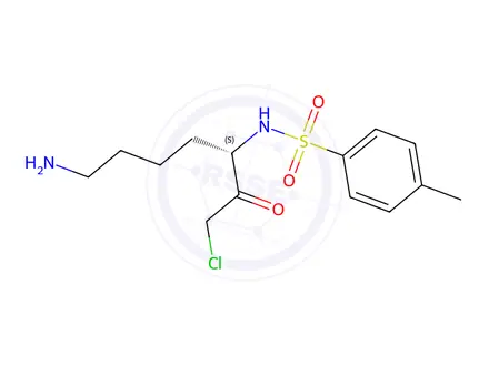 Chemical structure of TLCK