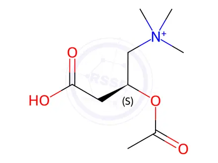 Chemical structure of Acetyl (D3)-L-Carnitine HCl salt