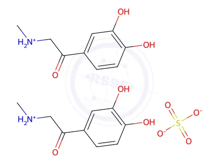 Chemical structure of Adrenaline EP Impurity C Sulfate Salt