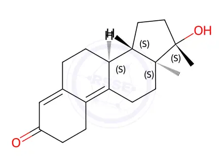 Chemical structure of Methyldienolone