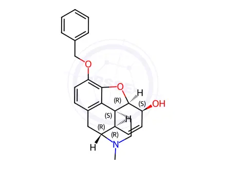 Chemical structure of Benzylmorphine
