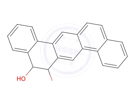 Chemical structure of dibenzoanthracene-5,6-dihydrodiol