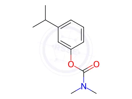 Chemical structure of N,N-Dimethylcarbamic acid m-isopropylphenyl ester