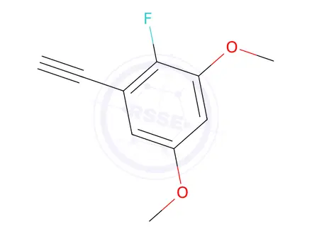 Chemical structure of 1-Ethynyl-2-fluoro-3,5-dimethoxybenzene