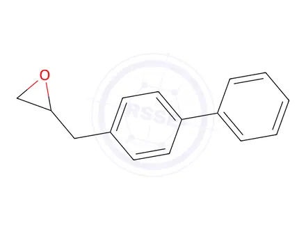 Chemical structure of 2-[(4-phenylphenyl)methyl]oxirane