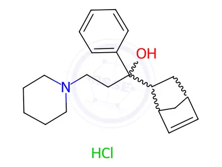 Chemical structure of Biperideni hydrochloride