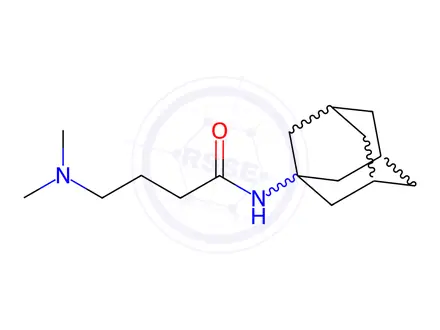 Chemical structure of N-(1-Adamantyl)-4-(dimethylamino)butyramide