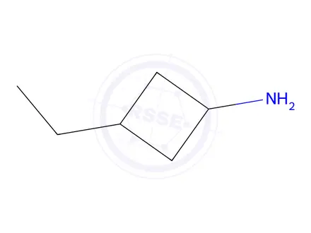 Chemical structure of 3-Ethylcyclobutan-1-amine